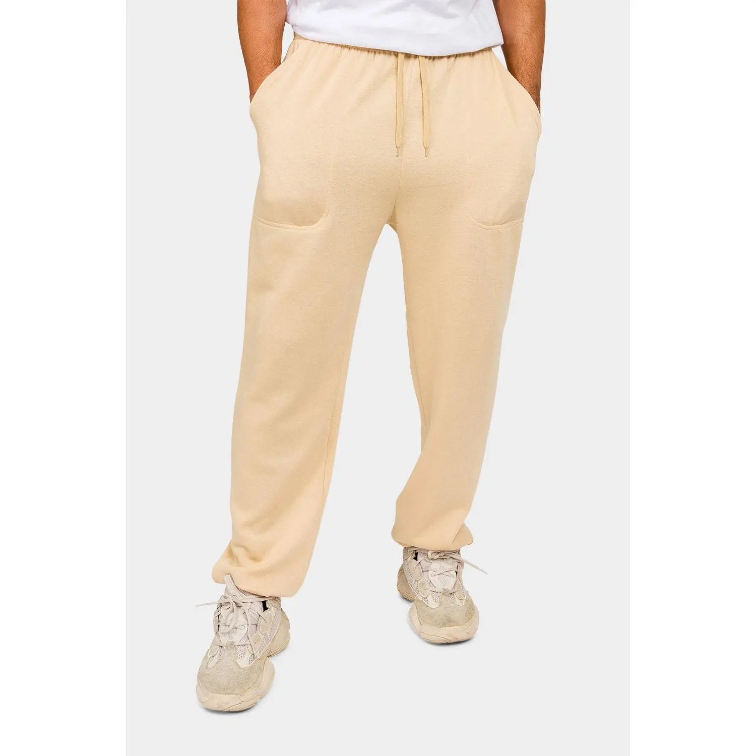 Essential Solid Lightweight Fleece Sweatpants Menswear