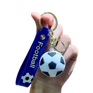 Football keychain, 3D pendant, basketball car backpack key decoration, keychain, small gift