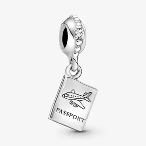Passport Travel Dangle Charm