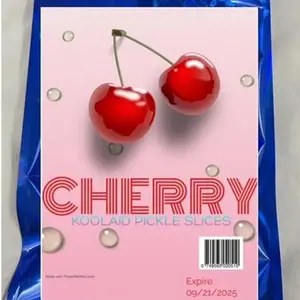 Cherry Fruity Kool Aid Sliced Picklessss
