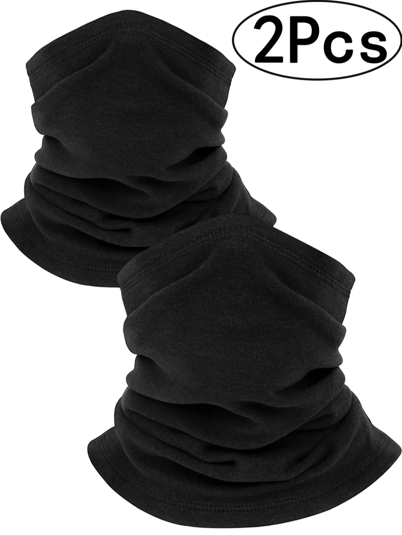 Fleece Scarf Wrap Warm Unisex Neck Warmer, Soft Fuzzy Knitted Scarf Winter Accessory for Men & Women, Cozy Daily Wear Essential