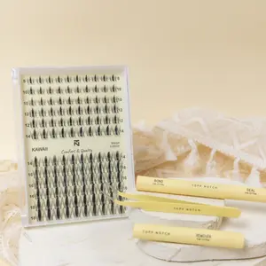 TOPP NOTCH BEAUTY - Manga Collection Lash Cluster Kit | DIY Eyelash Clusters | Extensions | Makeup | Cosmetic | D Curl 8-18mm