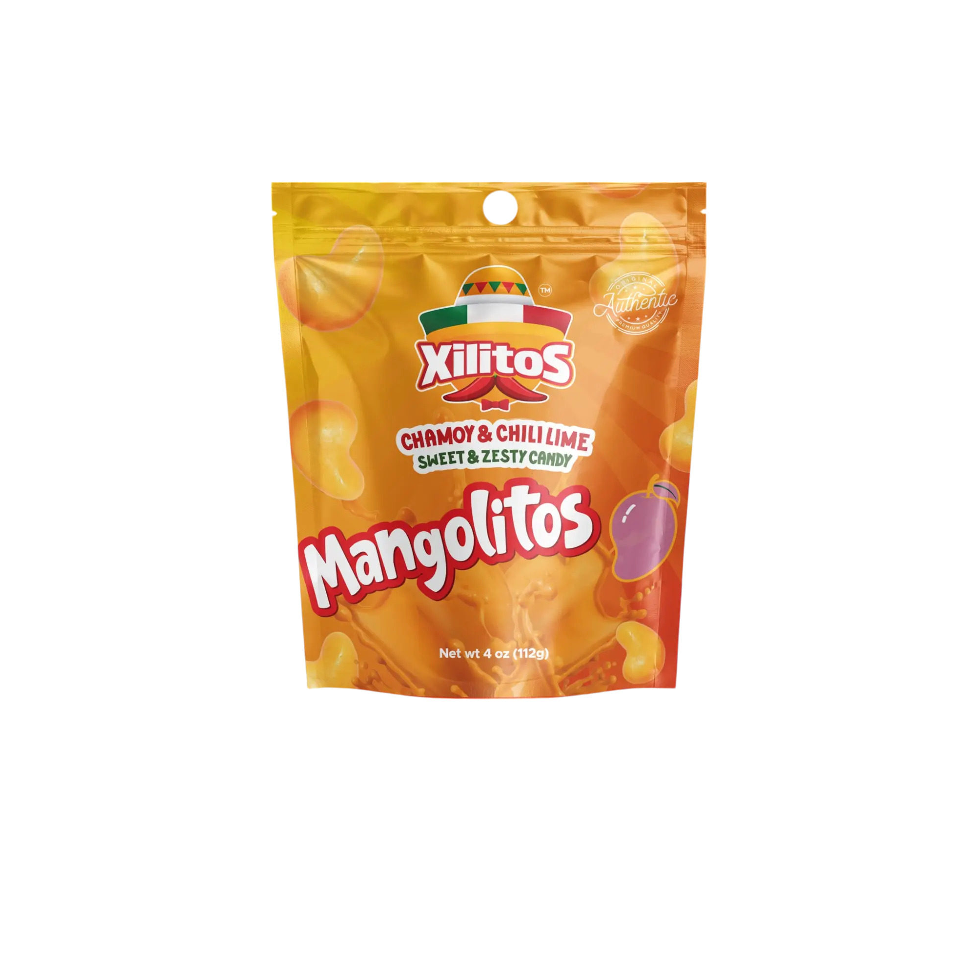 Xilitos Mango Gummy's with Chamoy and Chili-Lime Seasoning