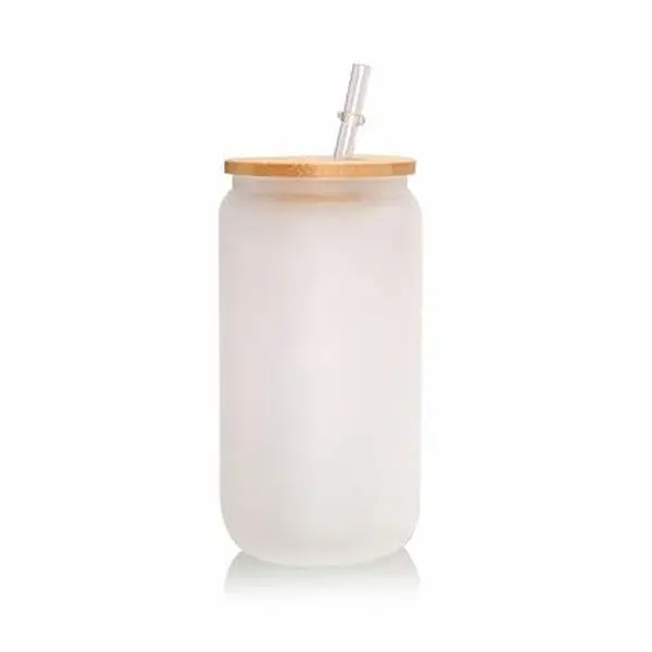 Live 16 oz Frosted Glass Can