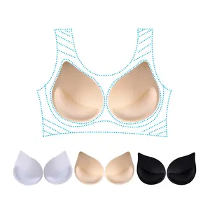 3D Push Up Bra Pads Inserts Women Sponge Padded Bra Pad Lining Swimsuit Bra Insert Small Breast Lift Breathable Underwear