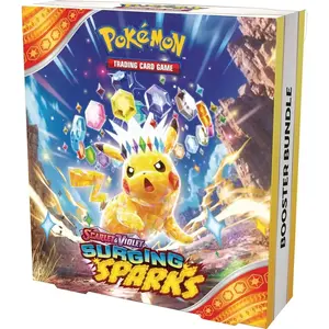 Pokémon TCG: Surging Sparks Sealed Booster Box - 6 Booster Packs, Trading Cards Box with Level 2 Play & Comprehensive Collection Cards for Early Players