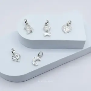 950 Silver Charms - Choose All or One for Versatile Use in Collections or Personal Jewelry