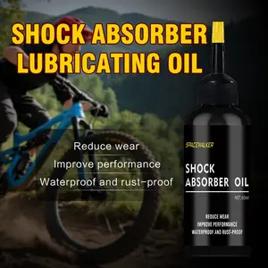 60ML Shock Absorber Silicone Oil, High Temperature Stability, Motorcycle & Bicycle Suspension Fluid, Damping Oil for Bikes