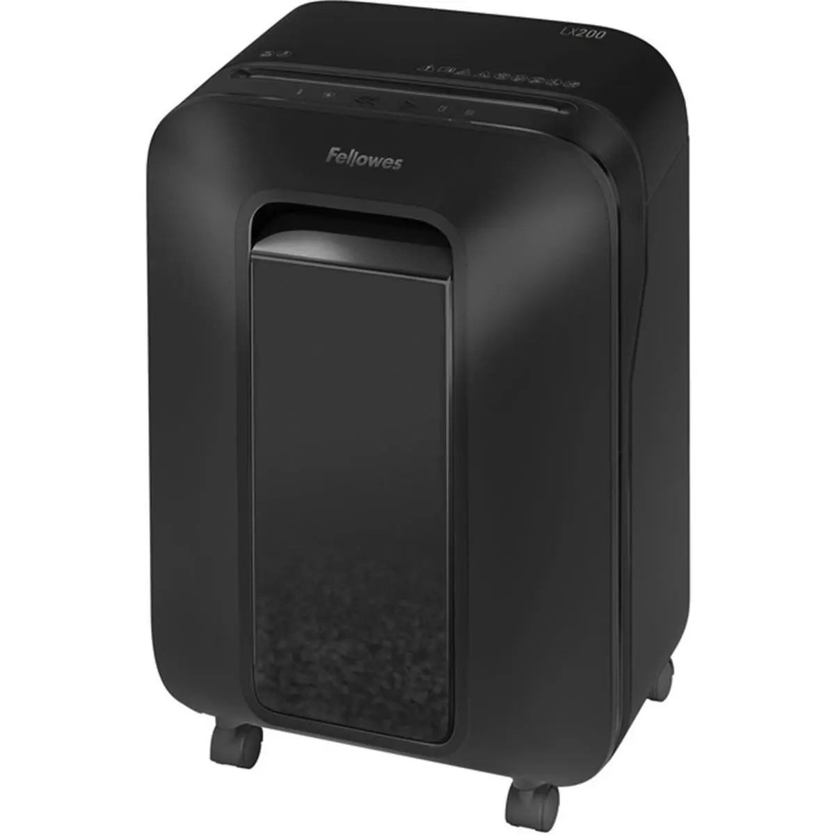 Fellowes LX170 Cross-Cut Paper Shredder - FEL5501401, 12 sheets/pass, Safesense Technology, Black, Office Use Cross-Cut Shredder
