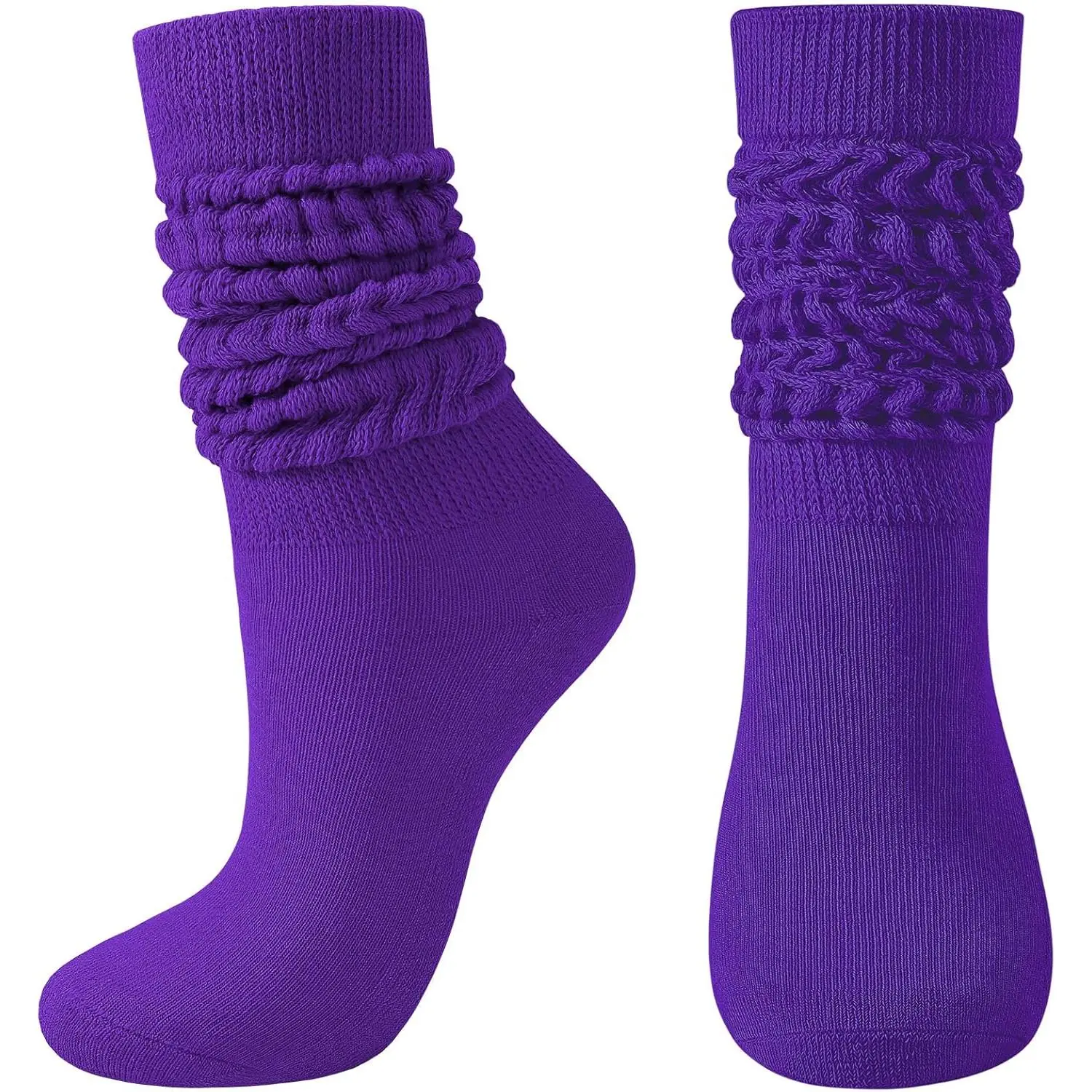 Slouch Socks Women Scrunch Sock  High Slouchy Socks for Women Size 6-11
