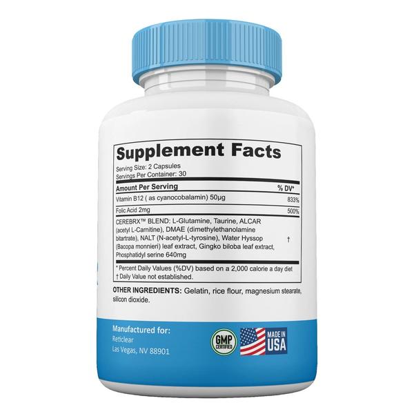 Vision Capsules, for Vision, Clarity & Eye Health Support (1 Pack)