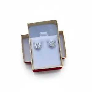 Flower diamond studs