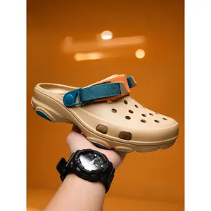 Men's Outdoor Sports Clogs, Sporty Breathable Clogs, Casual Comfortable Breathable Non-slip Clogs, Fashionable Sandals for Outdoor Camping, Boy