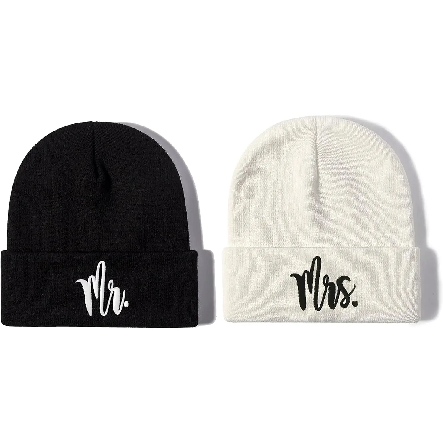 Mr Mrs Beanie Hats for Men Women