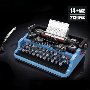 Building Bricks Mould King New Product Arrival 10032 Typewriter Model Kits Retro 2139 Pcs Stem Building Blocks Toy Bricks for Children Gift