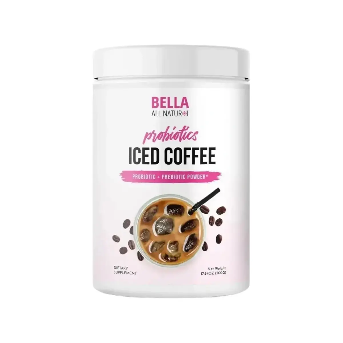 Bella All Natural Probiotics Iced Coffee - 500g Healthcare Vitamin Dietary Fitness Supplement Edible Bathroom