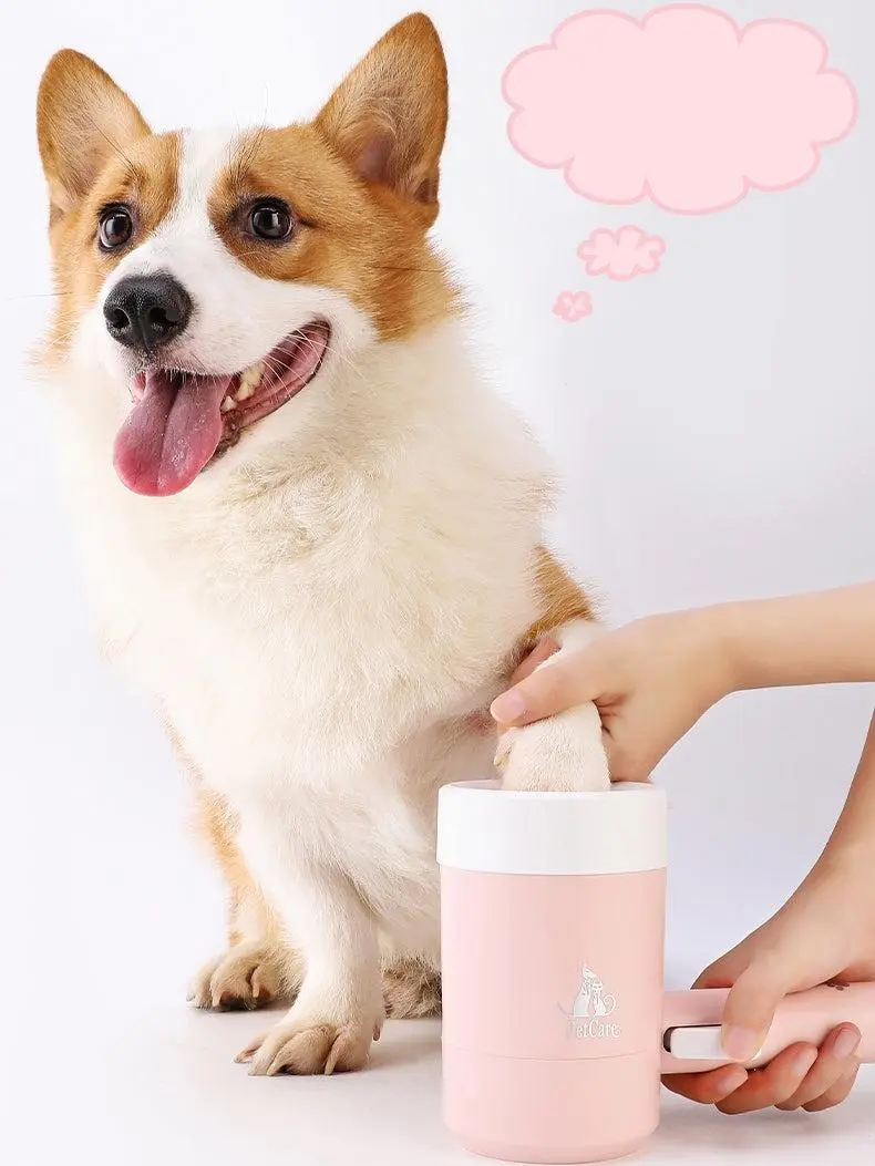 PawJoy™ Soft Silicone Dog Paw Cleaner Cup