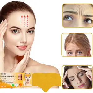 10 pieces of forehead and eye wrinkle smoothing patches – a solution for tightening skin care; forehead wrinkle patches to fade, smooth, lift, and tighten facial skin.