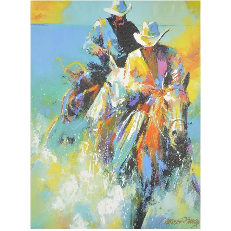 Cowboys Stretched Giclees