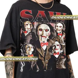 Limited SAW Horror Movie Vintage T-Shirt, Shirt Gift For Woman and Man T-Shirt, Unisex Crewneck Sweatshirts & TShirts SA3