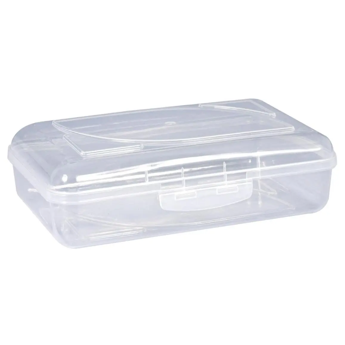 Cra-Z-Art Plastic School Box, 2-3/16"H x 5-3/16"W x 8"D, Clear