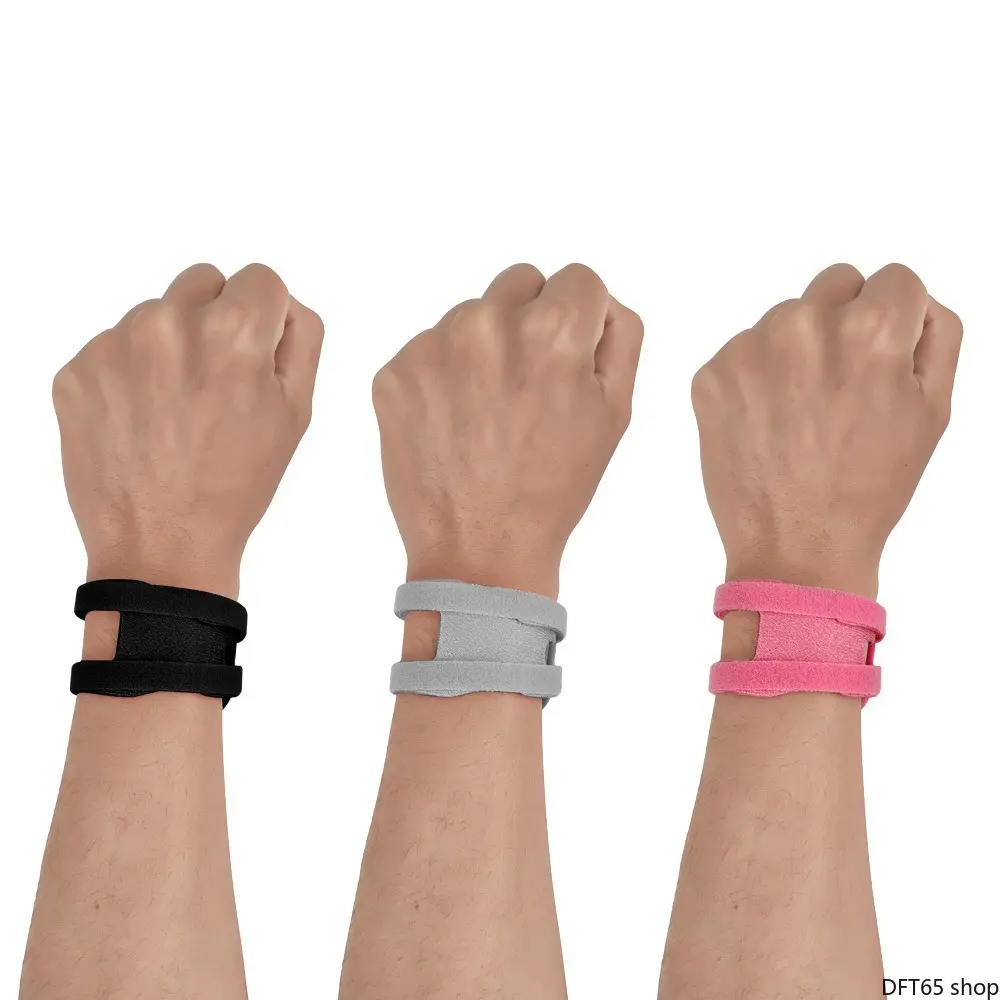 3-Pack Unisex Polyester Wrist Supports — Ideal for Daily Work and Outdoor Sports; Features Adjustable Wrist Stabilization to Aid Joint Protection and Alleviate Strain