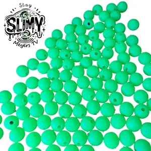 8mm Fishing Beads- Glow In The Dark
