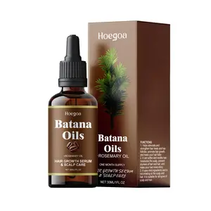 Batana Hair Oil with Rosemary Oil and Vitamin E, Scalp Nourishing Hair Growth Serum, Helps Strengthen Hair and Improve Dry Frizzy Hair, Fuller Thicker Looking Hair Care Oil for All Hair Types, 1 fl oz / 30ml