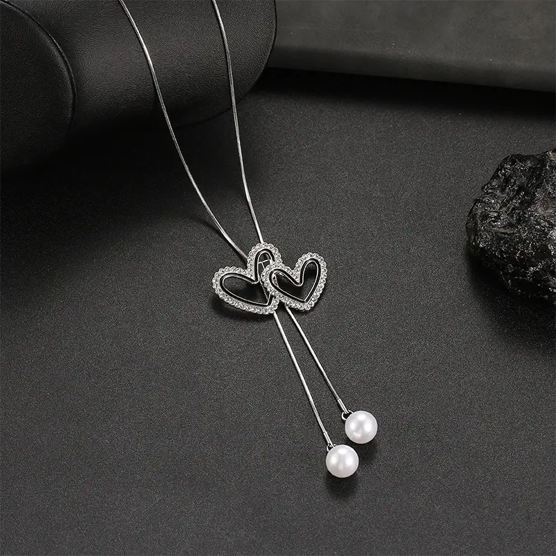 149 Double Heart Necklace