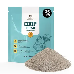 Premium Poultry Coop Fresh, Odor & Moisture Control for Chicken Coop, 25 Lb Bag