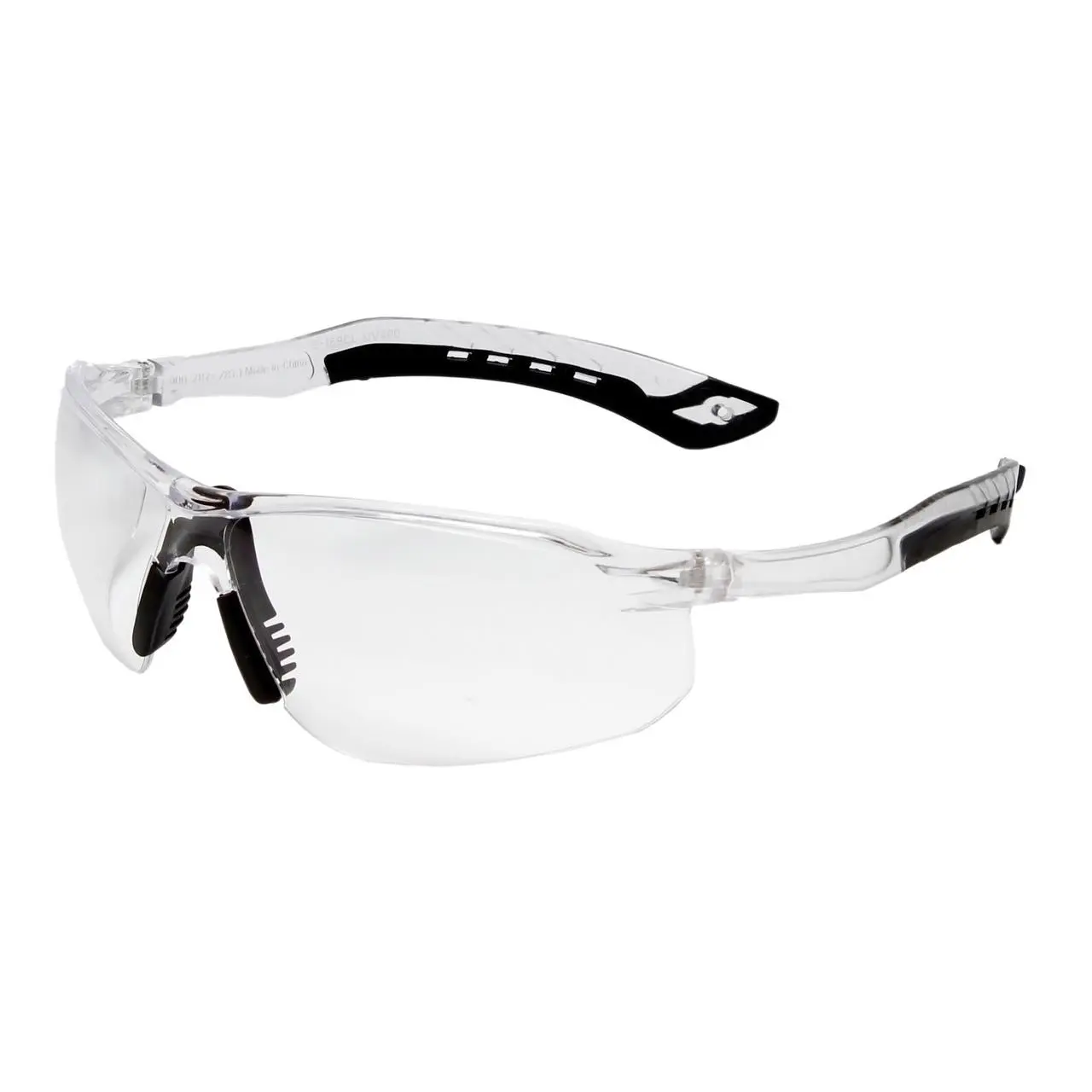 Calabria Replays Clear Crystal Black Sport Mens Womens Pickleball Safety Glasses