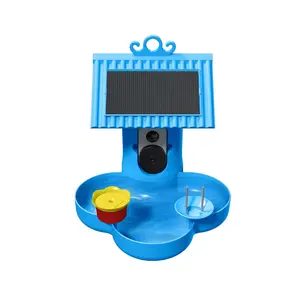 Hello Birdie Smart Bird Feeder with Solar Roof and Bird Bath