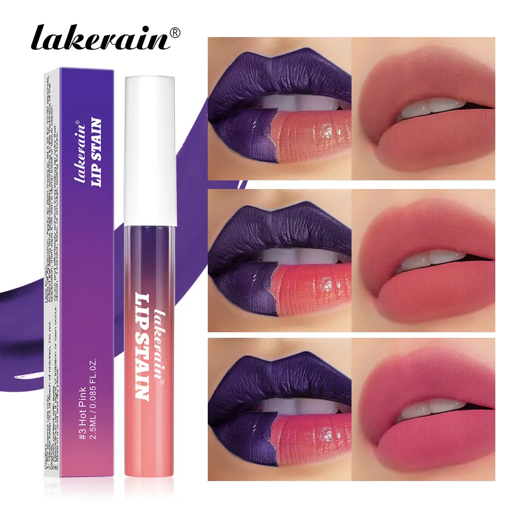 Lakerain Wonder Blading All Day Lip Stain Makeup Peel Off Masque - Long Lasting Intensely Pigmented Waterproof and Transfer Proof Nude Lip Tint Matte Finish Peel Off Lip Stain Lip Products