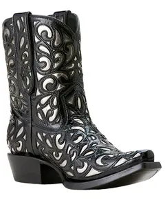 Ariat Women's Valentina Outlay Western Booties Snip Toe - 10053805