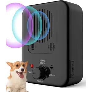 Anti Barking Device, Rechargeable Dog Barking Control Device with 3 Modes, Ultrasonic Dog Barking Deterrent Devices Indoor & Outdoor, Dog Silencer, Bark Box Stop Neighbors Dog from Barking