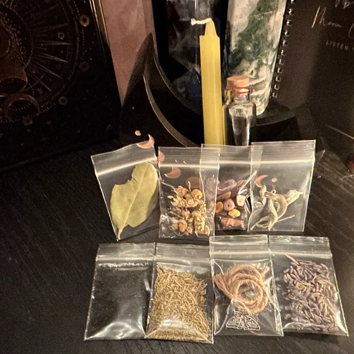 Anti-Anxiety Spell Kit | Spell Jar Kit | Ritual Kit l Witchy gift | Witchy decor |