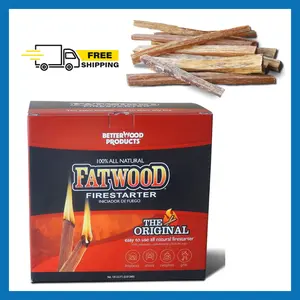Betterwood Products 9910 Fatwood 10 Pound Natural Pine Tree Wood Firestarter