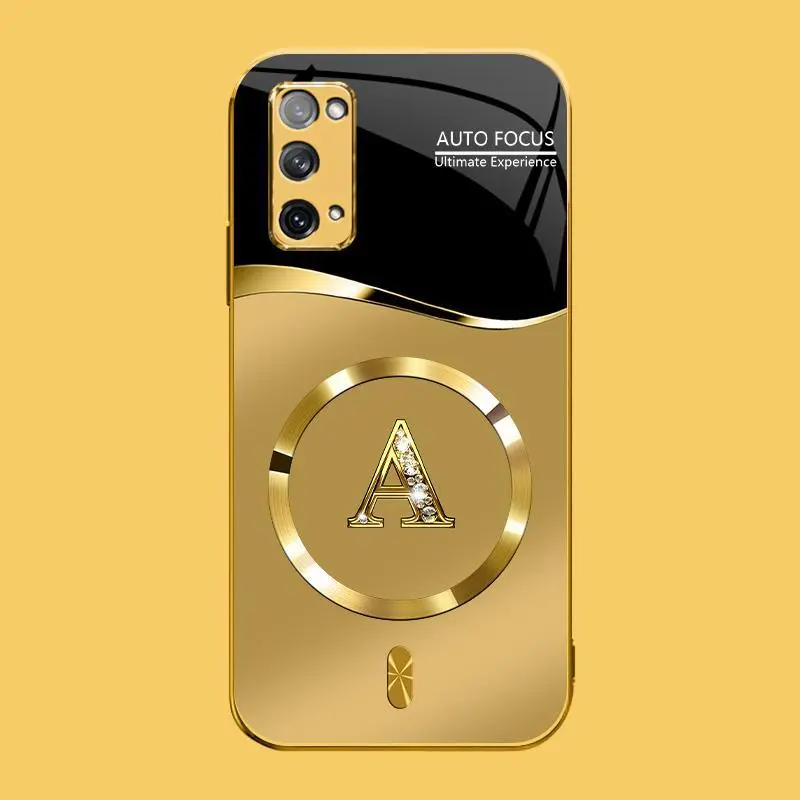 Suitable for [Galaxy S20 5g] high-end MagSafe phone case，Choose from any of the 26 letters， The pattern features a printed effect and is not 3D-dimensional YM99