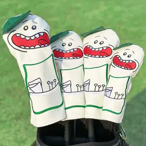 Hat Design Golf Club Head Cover, Fits Drivers Fairway Woods Hybrid Clubs Irons, Essential Golf Accessories for Players