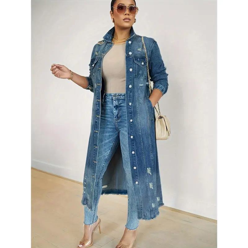 oversized denim jacket dress Kicking Up Dust Shacket 100% COTTON Best Oversized Jean Jacket Makes
