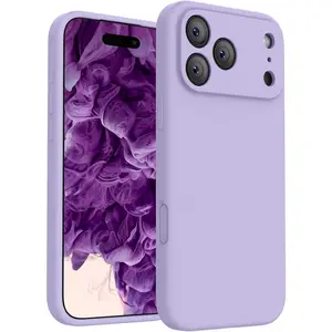 Suitable for iPhone 17 Pro Max AIR Phone Case, [Camera Protection] Scratch-Resistant Microfiber Lining Phone Case, 6.9inch , Black, White