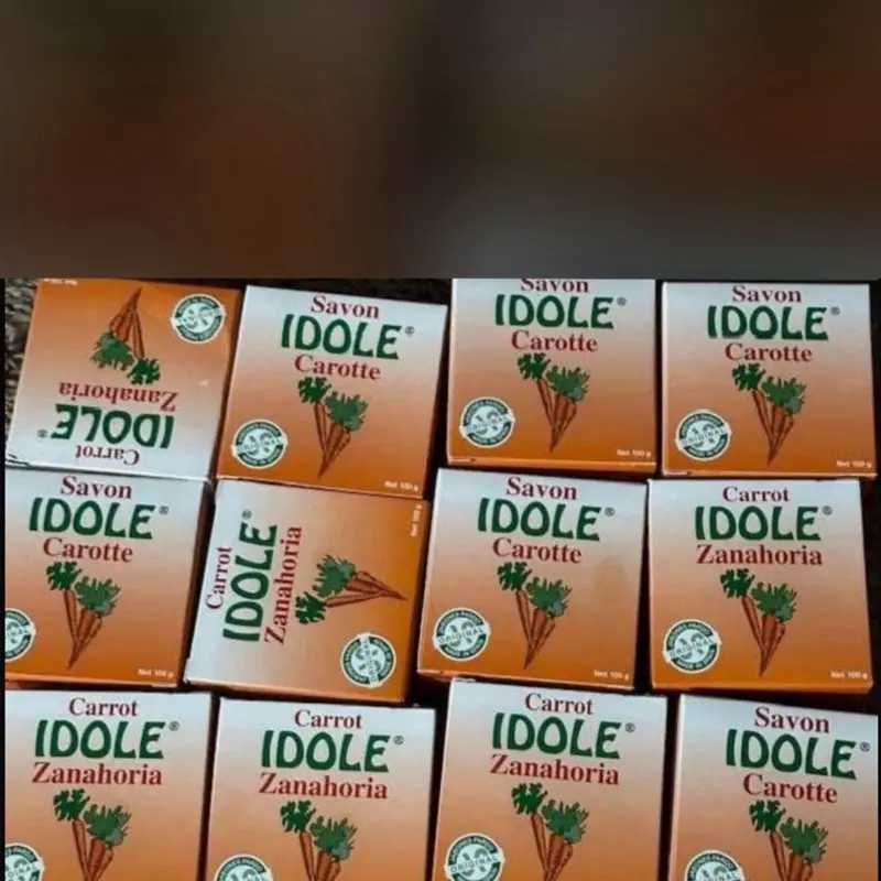 6pcs Savon idole carotte