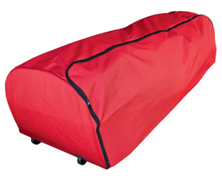 212 MAIN 9 ft. Red Rolling Christmas Tree Storage Bag - Home Organizer with 3 Casters, Handle for Easy Transportation (for Christmas Tree Owners), Rolling Wheels