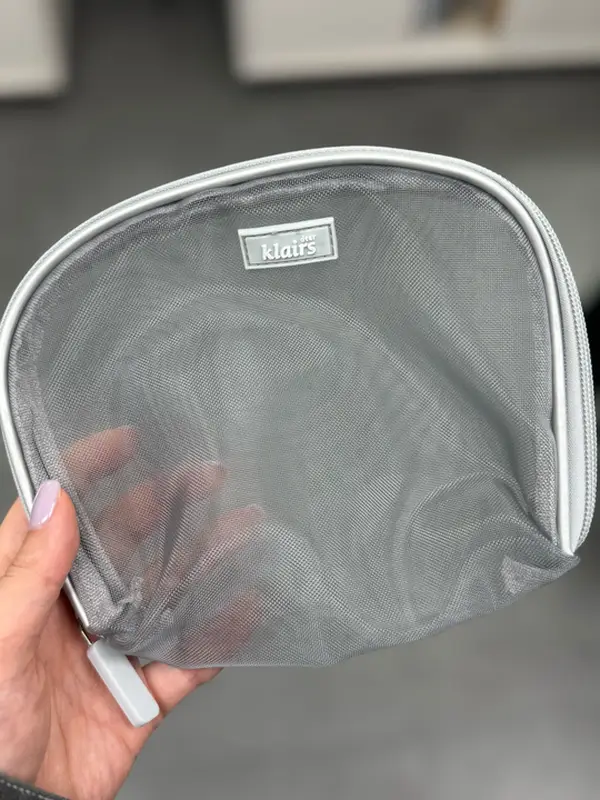 Dear Klairs KLAIRS MESH POUCH for All Season - Convenient & Stylish Pouch for Cleansing & Skincare Routine