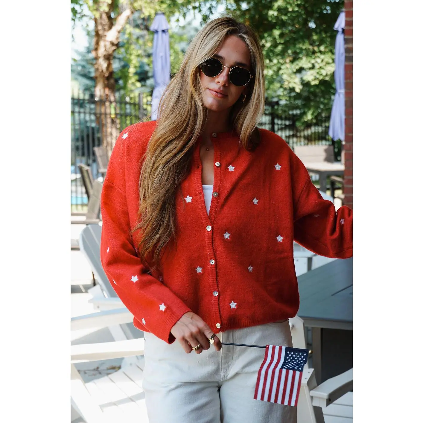 Star Spangled Cardigan