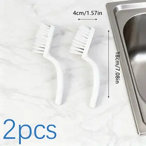 2pcs bathroom floor, wall tiles, toilet cleaning brush, dust removal brush, no dead corners, cleaning supplies