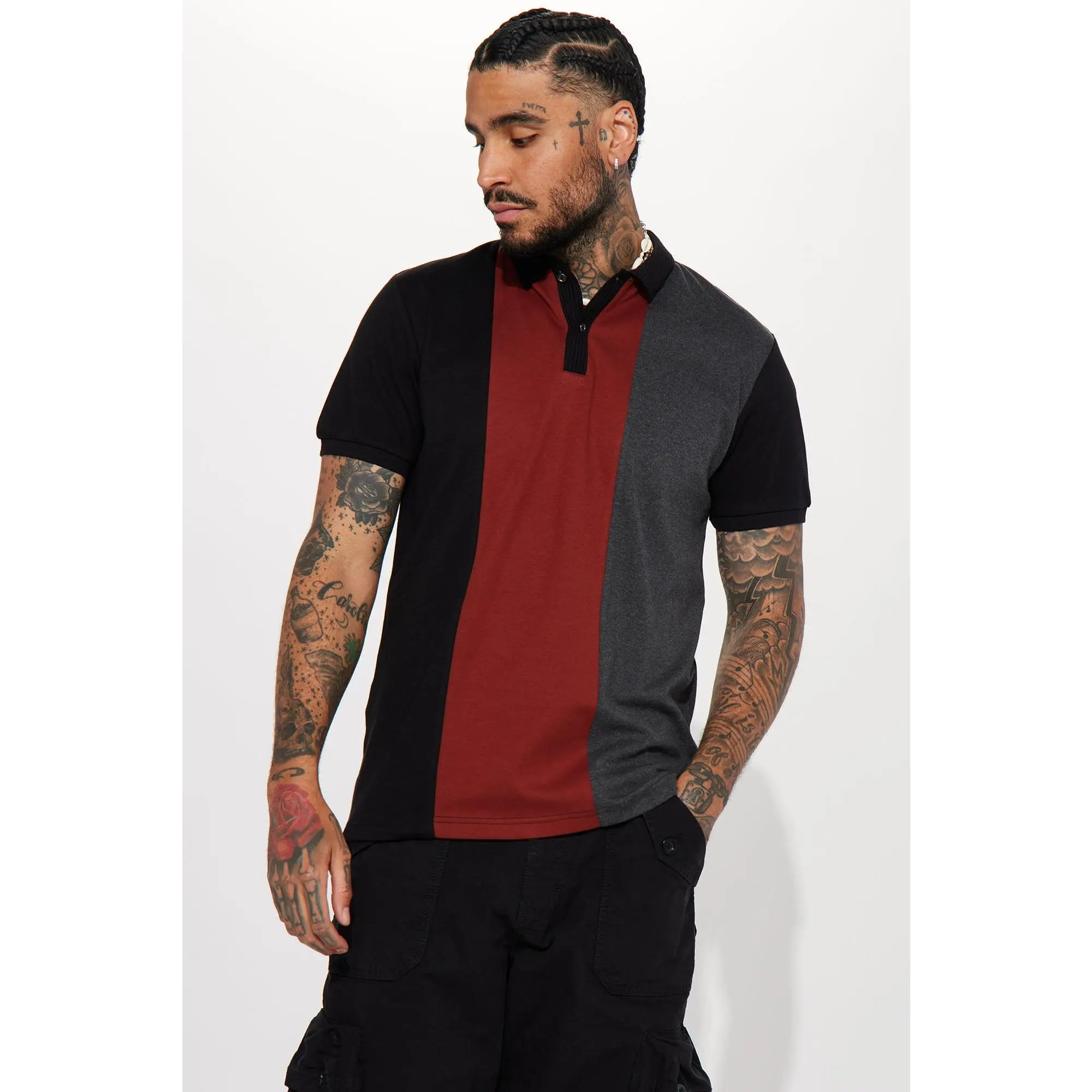 Kingpin Short Sleeve Polo - Black/combo