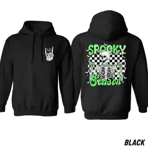 Nosferatu Gothic Hoodie – Skeleton Angel Wings & Full Moon Graphic, Vintage Horror Aesthetic Vampire Pullover, Spooky Streetwear, Unisex Fit for Men and Women