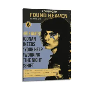 Conan Gray Found Heaven Modern Art Deco Painting Art Poster Wall Decoration Wall Poster Art Wall Rich Art Painting Corridor Art Painting Decoration