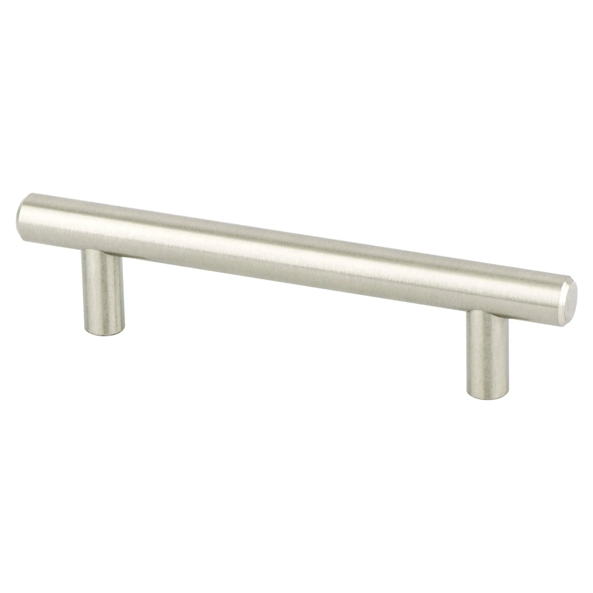 Berenson 9401-2BPN-P Steel Advantage Plus 7-Bar Pull Door Handle, 96 mm CC, 6-1/8 In. (156 Mm)), Brushed Nickel Hardware